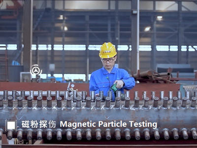 Magnetic particle testing
